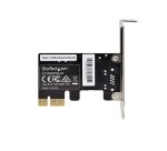 StarTech.com Carte Réseau PCIe Gigabit à 1 Port, Carte Réseau Profil Bas, Carte LAN PCI Express 10/100/1000Mbps, Realtek RTL8111H, Windows et Linux, Conforme TAA