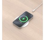 AISENS Cargador Inalambrico USB-C 15W Para Movil, Blanco