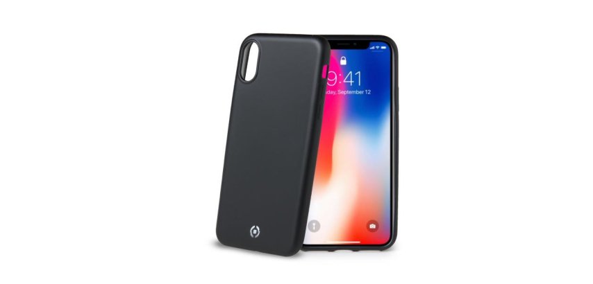 Celly Soft Matt custodia per cellulare Cover Nero