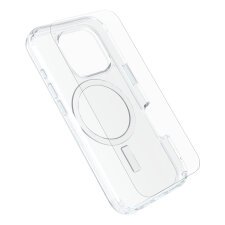 OtterBox Symmetry Series Clear para MagSafe + Premium Glass para Apple iPhone 16 Pro, Transparente