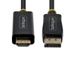 StarTech.com 1m DisplayPort-auf-HDMI-Adapterkabel mit Verriegelungssteckern, 4K 60Hz, HDR, unidirektionaler DP-zu-HDMI-Videokonverter, DP Desktop zu HDMI Monitor