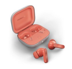 Motorola Moto Buds Headphones Wireless In-ear Calls/Music/Sport/Everyday Bluetooth Coral