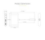 StarTech.com 4-Port USB-C Hub with 100W Power Delivery Pass-Through - 2x USB-A + 2x USB-C - USB 3.0 5Gbps - 1ft (30cm) Long Cable - Portable USB Type-C to USB-A/C Hub