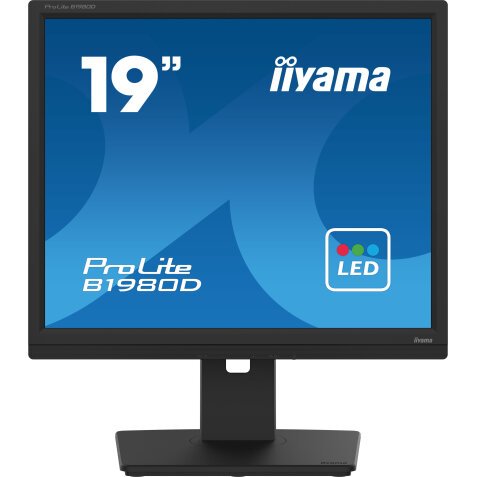 iiyama ProLite B1980D-B5 écran plat de PC 48,3 cm (19") 1280 x 1024 pixels SXGA LCD Noir