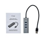 i-tec Metal U3METALG3HUB hub di interfaccia USB 3.2 Gen 1 (3.1 Gen 1) Type-A 5000 Mbit/s Grigio
