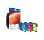 Brother LC1100HYRBWBP - hoge capaciteit - geel, cyaan, magenta - origineel - inktcartridge
