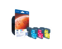 Brother LC1100HYRBWBP - High Capacity - yellow, cyan, magenta - original - ink cartridge