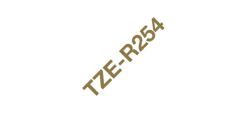 Brother TZE-R254 ruban d'étiquette Doré sur blanc