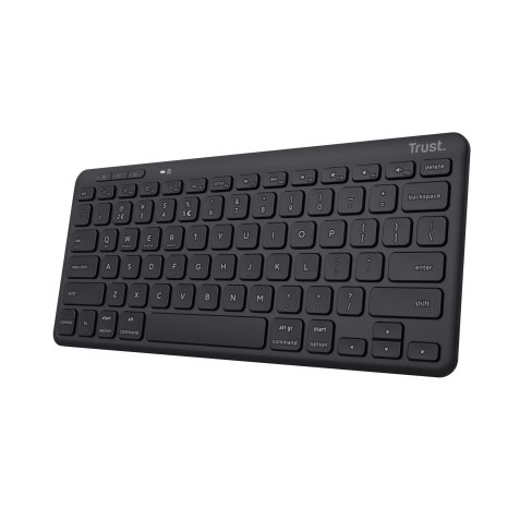 Trust Lyra teclado Oficina USB + RF Wireless + Bluetooth QWERTY Español Negro