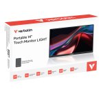 Verbatim Portable Touchscreen Monitor Light 14" Full HD 1080p & Wireless Power Supply