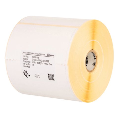 Zebra Z-Perform 1000T Etiqueta para impresora autoadhesiva Blanco 102 x 76,2 mm
