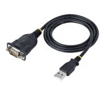 StarTech.com 3ft (1m) USB to Serial Cable, DB9 Male RS232 to USB Converter, Prolific IC, USB to Serial Adapter for PLC/Printer/Scanner/Switch, USB to COM Port Adapter, Windows/Mac