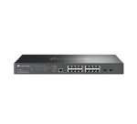 TP-Link Omada SG3218XP-M2 commutateur réseau Géré L2+ 2.5G Ethernet (100/1000/2500) Connexion Ethernet, supportant l'alimentation via ce port (PoE) 1U Noir