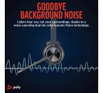 HP Poly Micro-casque monaural Poly Voyager 4310 UC + adaptateur USB-A BT700 + base de chargement