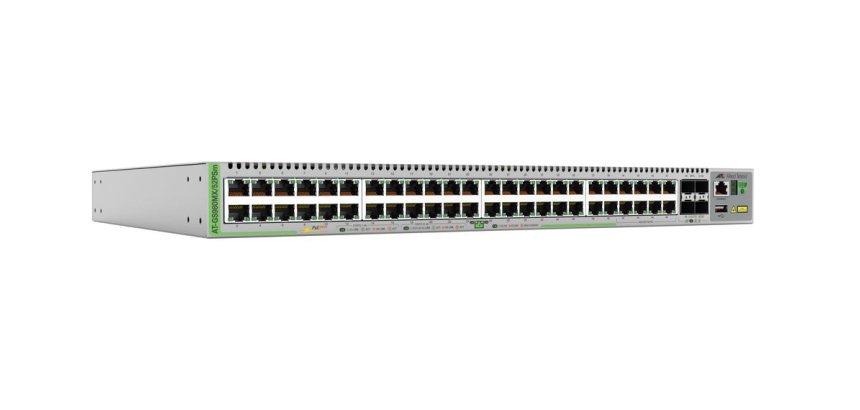 Allied Telesis AT-GS980MX/52PSM-50 switch Gestionado L3 10G Ethernet (100/1000/10000) Energía sobre Ethernet (PoE) Gris