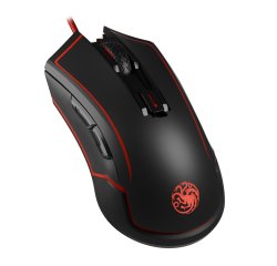 Lexip HBO Game of Thrones - Targaryen souris Gaming Ambidextre RF Wireless + USB Type-C Optique 4800 DPI