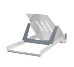 R-Go Tools Support pour ordinateur portable R-Go Riser Basic, support pour ordinateur portable pliable et réglable, aluminium