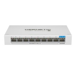 Keenetic PoE+ Switch 9 Commutateur Gigabit 9 ports avec 8 ports PoE+ et budget énergétique de 120 W