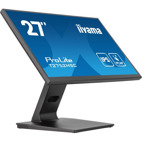 iiyama ProLite T2752MSC-B1AG computer monitor 68,6 cm (27") 1920 x 1080 Pixels Full HD LED Touchscreen Zwart