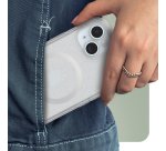 OtterBox Symmetry Series Clear pour MagSafe pour iPhone 15, Stardust (Clear Glitter)