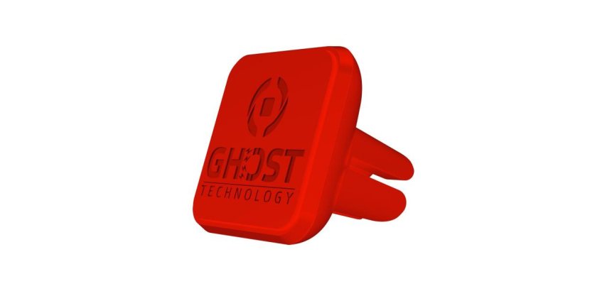 Celly Ghost Vent Supporto passivo Lettore MP3, Telefono cellulare/smartphone, Navigatore Rosso