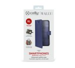 Celly Wally One XL mobile phone case 12.7 cm (5") Flip case Blue
