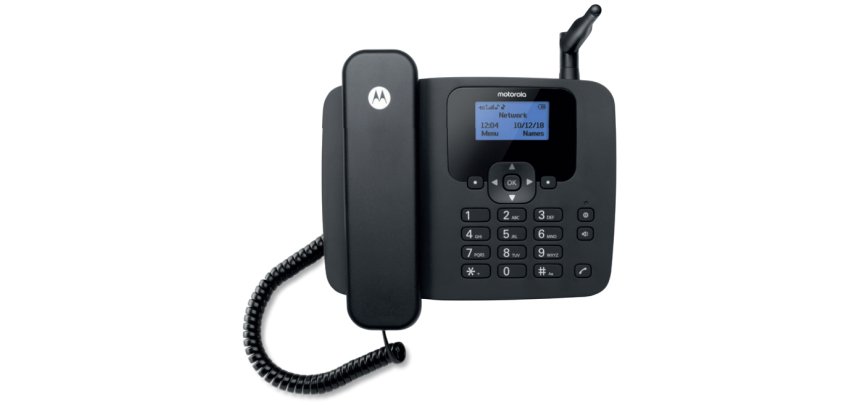 Motorola FW410 Analog telephone Caller ID Black
