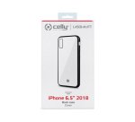 Celly Laser Matt custodia per cellulare 16,5 cm (6.5") Cover Trasparente, Nero