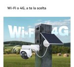 Imou AOV PT 4G 5MP - Telecamera da esterno 4G e Wifi Motorizzata con pannello solare. Tecnologia AOV per registrazione 24/7 . Incluse Sim Dati 4G ed SD da 32Gb