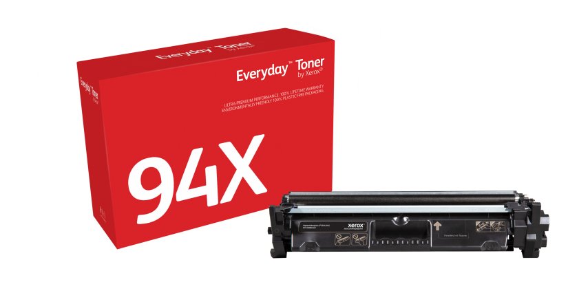Toner EverydayTM Noir de Xerox compatible avec HP 94X (CF294X), Grande capacité
