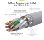 StarTech.com Cable de Red Ethernet CAT8 Blanco de 12m - Snagless - sin Pestillo - 25G/40G - 2000MHz - PoE++ 100W - 26AWG - S/FTP - Alivios de Tensión - Alambre de Cobre Puro - LSZH - Probado con Fluke