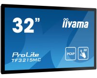 iiyama ProLite TF3215MC-B2 computer monitor 80 cm (31.5") 1920 x 1080 Pixels Full HD LED Touchscreen Kiosk Zwart