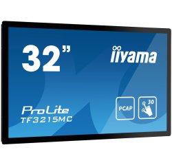 iiyama ProLite TF3215MC-B2 écran plat de PC 80 cm (31.5") 1920 x 1080 pixels Full HD LED Écran tactile Kiosque Noir