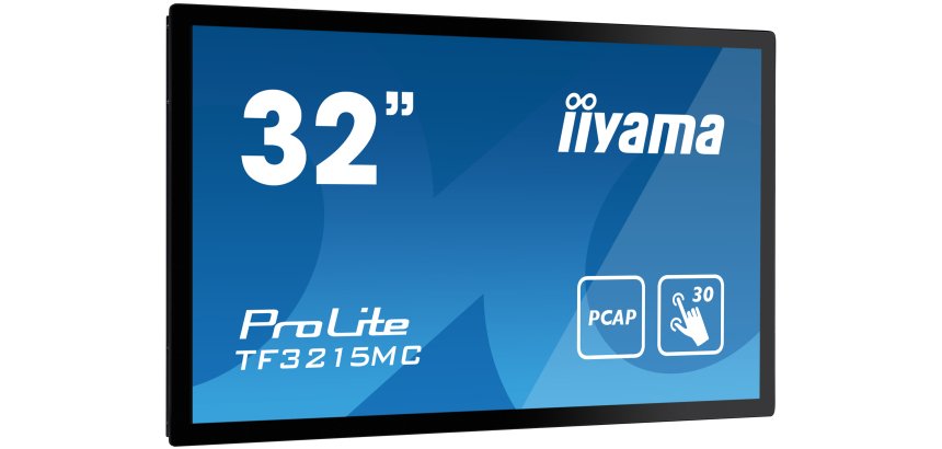 iiyama ProLite TF3215MC-B2 computer monitor 80 cm (31.5") 1920 x 1080 Pixels Full HD LED Touchscreen Kiosk Zwart