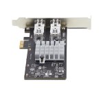 StarTech.com Carte Réseau GbE SFP à 2 Port, PCIe 2.0 x1, Intel I350-AM2, Carte Contrôleur 2x 1GbE, 1000BASE Cuivre/Fibre Optique, Carte Réseau Gigabit Ethernet NIC, Backplanes Serveur/PC - Compatible Windows/Linux
