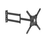 AISENS Soporte Eco Giratorio, Inclinable y Nivelable para Monitor/TV 35kg de 23"-65", Negro