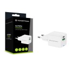 Conceptronic 2-Port 20W GaN USB PD Charger, USB-C x 1, USB-A x 1, QC 3.0, PPS