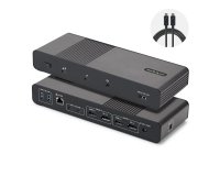 StarTech.com 206UE-TB5USB4DOCK station d'accueil Avec fil Thunderbolt 5 Noir, Gris