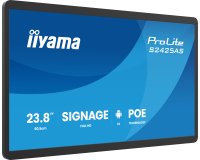 iiyama ProLite S2425AS-B1P Écran plat de signalisation numérique 60,5 cm (23.8") LCD Wifi 500 cd/m² Full HD Noir Intégré dans le processeur Android 24/7