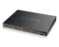 Zyxel XMG2230-52HP Géré L2/L3 2.5G Ethernet (100/1000/2500) Connexion Ethernet, supportant l'alimentation via ce port (PoE) 1U Noir