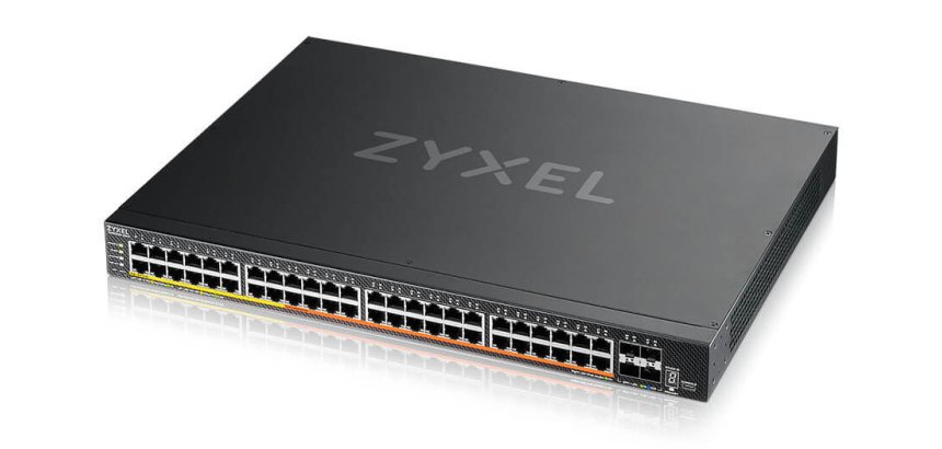 Zyxel XMG2230-52HP Managed L2/L3 2.5G Ethernet (100/1000/2500) Power over Ethernet (PoE) 1U Black