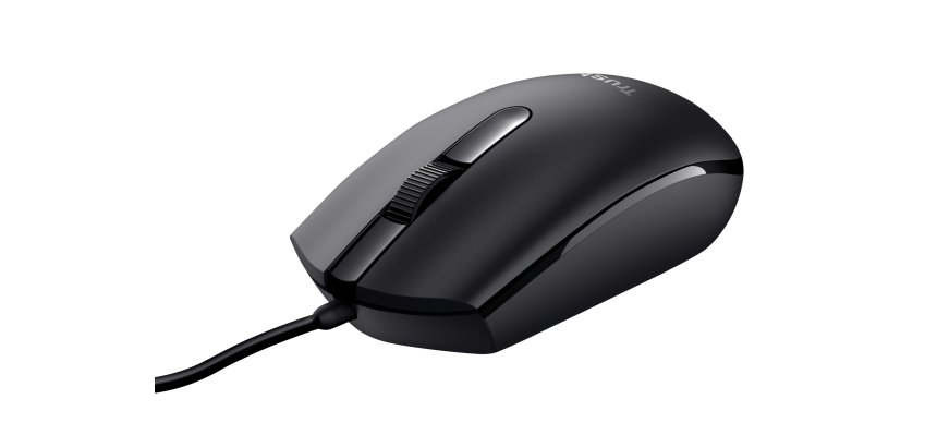 Trust Basi souris Bureau Ambidextre USB Type-A Optique 1200 DPI