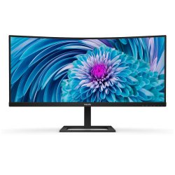 Philips E Line 346E2CUAE/00 computer monitor 86,4 cm (34") 3440 x 1440 Pixels Wide Quad HD+ LCD Zwart