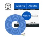 AISENS Cable de Red RJ45 LSZH CPR Dca CAT.6 UTP AWG24, Azul, 305 m