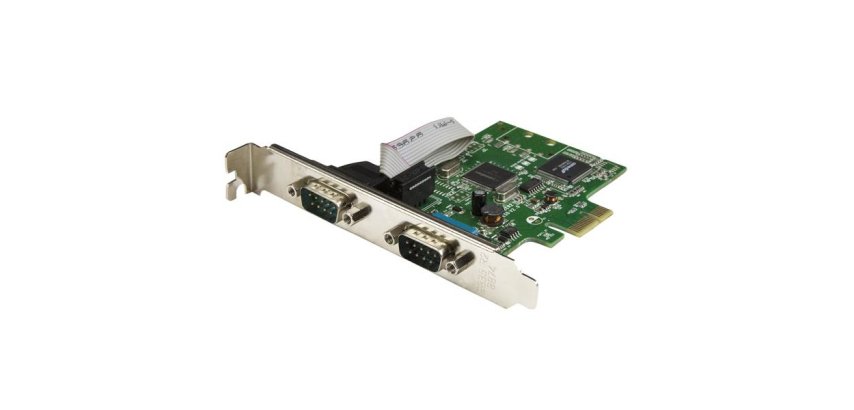 StarTech.com Scheda Seriale PCI Express da 2 porte DB9 con UART 16C1050 - RS232