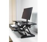 BakkerElkhuizen Adjustable Sit-Stand Desk Riser 2 Black