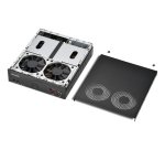 Shuttle Slim PC DH810 , S1851, 1x HDMI (2.1), 1x DP, 1x USB-C (DP), 1x 2.5", 2x M.2, 2x LAN (Intel 1G + 2.5G), 2x COM, fonctionnement permanent 24/7, attaches VESA