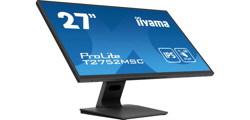 iiyama ProLite T2752MSC-B1 écran plat de PC 68,6 cm (27") 1920 x 1080 pixels Full HD LED Écran tactile Noir