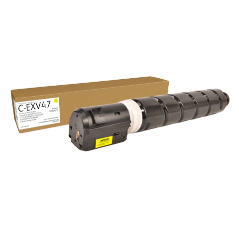 Tóner Everyday™ Amarillo remanufacturado de Xerox es compatible con Canon C-EXV47 (8519B002), Capacidad estándar