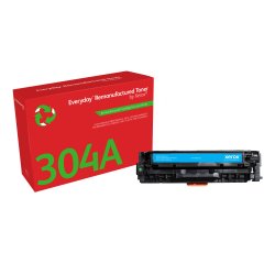 Toner rigenerato Everyday™ di Xerox Ciano compatibile con HP 304A (CC531A), Capacità standard